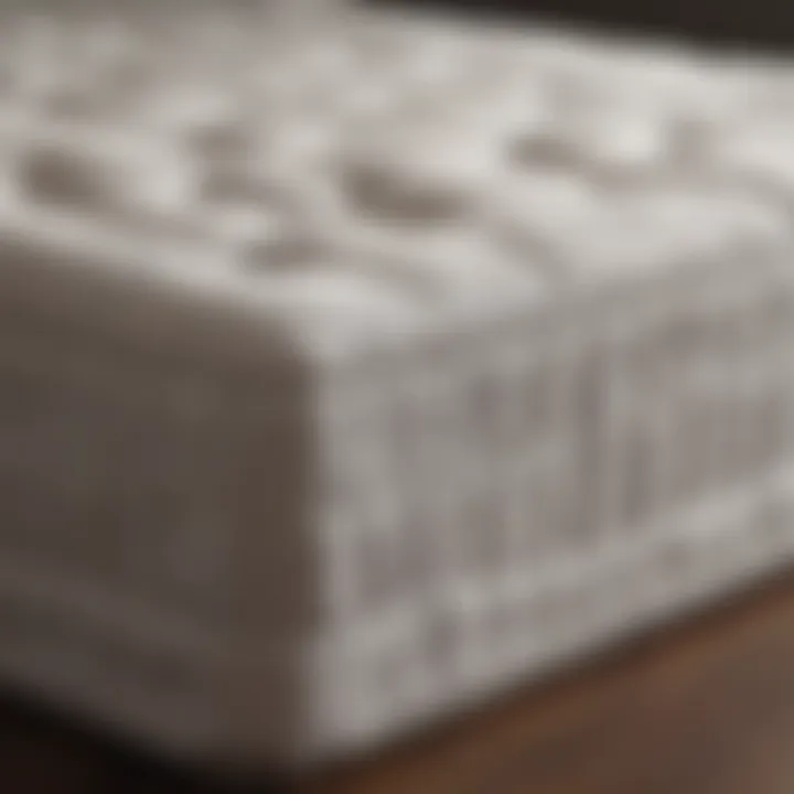 Different types of mattresses displayed