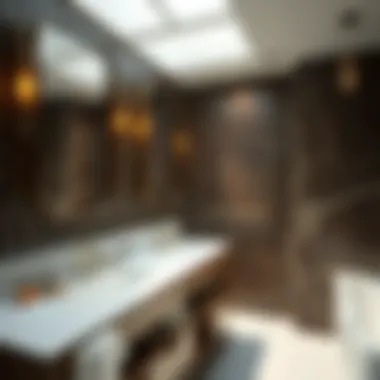 Aesthetic harmony in bathroom design