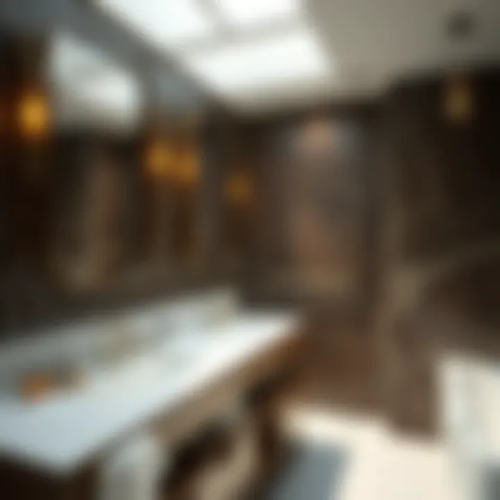 Aesthetic harmony in bathroom design