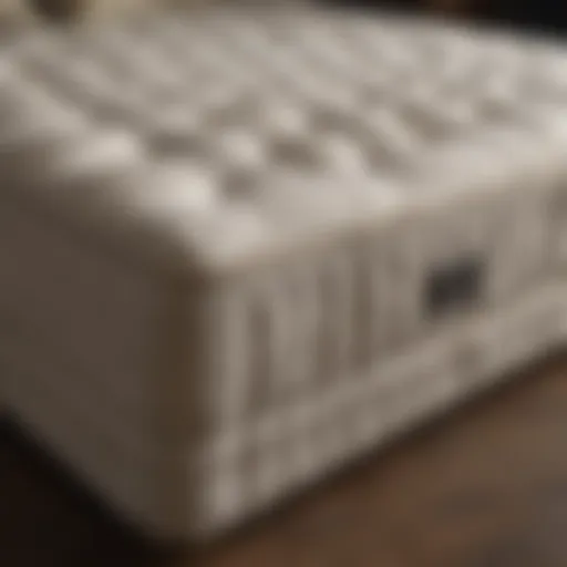 Elegant design of Mitchell Gold mattress showcasing its luxurious features