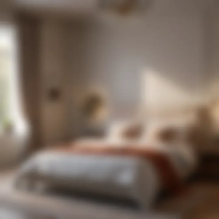 Cozy bedroom ambiance created with soft mood lighting