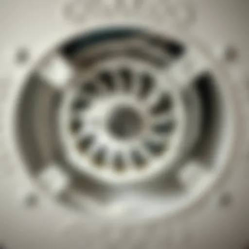 Inside Look at Broan Fan Motor Detailed view of a Broan bathroom fan motor