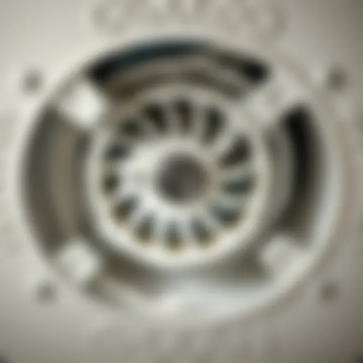 Inside Look at Broan Fan Motor Detailed view of a Broan bathroom fan motor