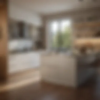 Functional and Wellness-Focused Kitchen Functional kitchen space integrating wellness and modern design principles.