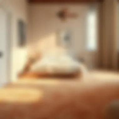 Warm and Inviting Carpet Cozy carpet flooring that enhances comfort in a bedroom