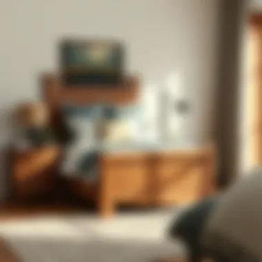 Unique Rustic Oak Nightstand Design Rustic oak nightstand with unique design and decorative elements