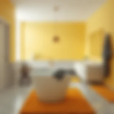 Color palette featuring yellow and grey hues