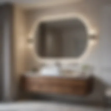 Harmonizing Design: Integrating Vanities with Decor Styles Harmonious integration of a modern vanity with contemporary decor
