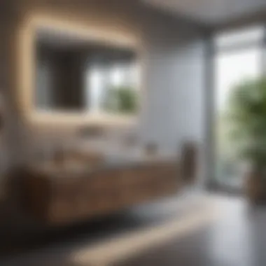 Creating Luxury: The Impact of a Modern Vanity in Your Bathroom Luxurious bathroom setting featuring a 40-inch modern vanity