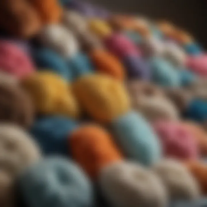 Different types of fluffy pillows showcasing various materials