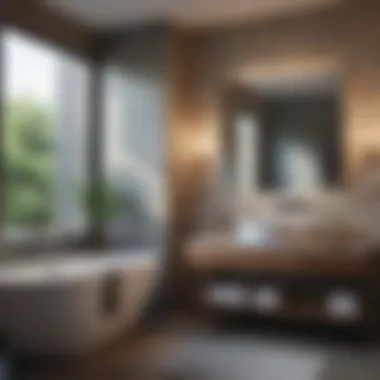 Aesthetic Appeal of Bathroom with Privacy Shades Aesthetic appeal of bathroom with privacy shades