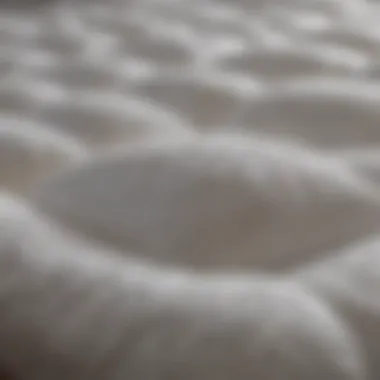 Luxurious texture of the mattress pad