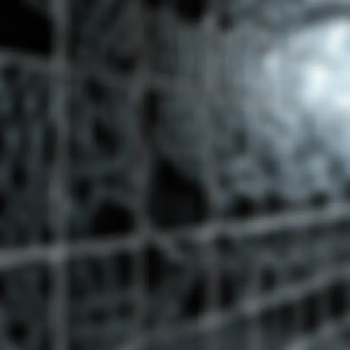 Close-up of textured black glass tiles highlighting their unique finish