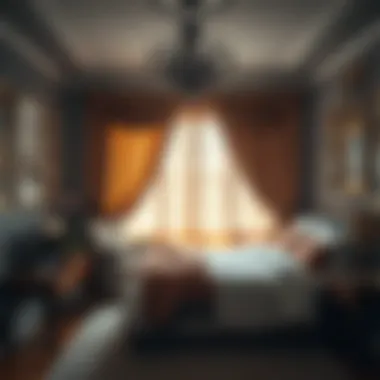 Cozy Bedroom with Short Curtains Cozy bedroom showcasing short curtains enhancing decor