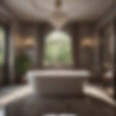 Luxurious Bathtub for Shared Relaxation Luxurious two-person bathtub with elegant design