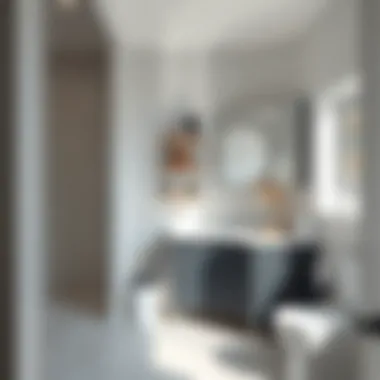 Modern Elegance of IKEA Narrow Vanities Sleek IKEA narrow bathroom vanity in a modern setting