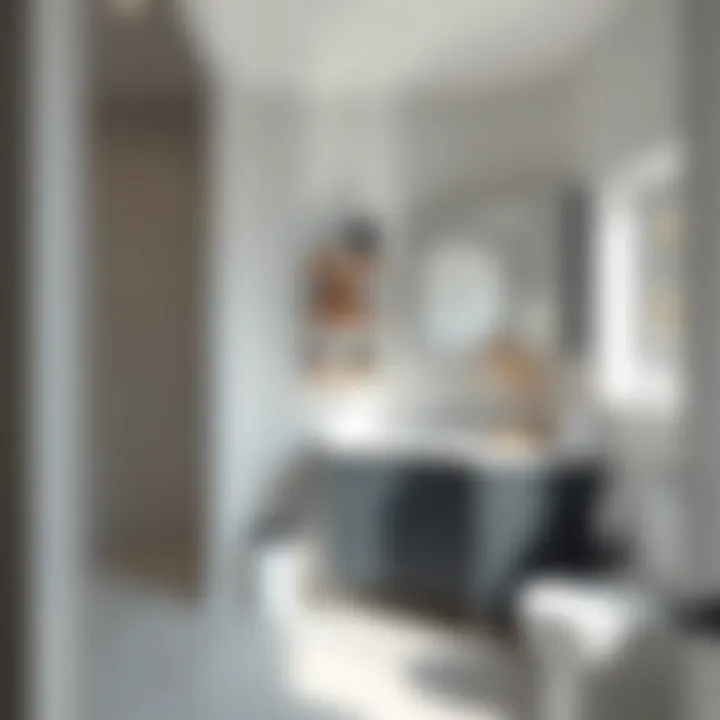 Modern Elegance of IKEA Narrow Vanities Sleek IKEA narrow bathroom vanity in a modern setting