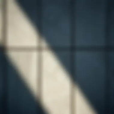 Close-up of textured 4 x 4 bathroom wall tile