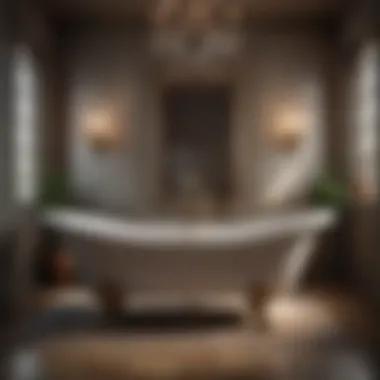 Antique clawfoot bathtub showcasing timeless style
