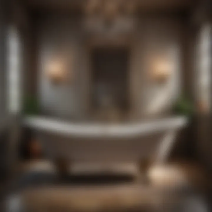 Antique clawfoot bathtub showcasing timeless style