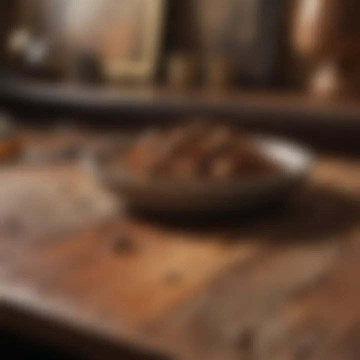 Color palette showcasing rich earth tones for cozy atmosphere
