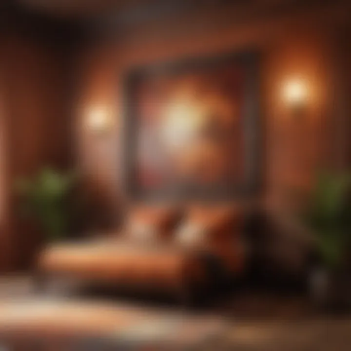 Inviting decor elements that complement warm color schemes