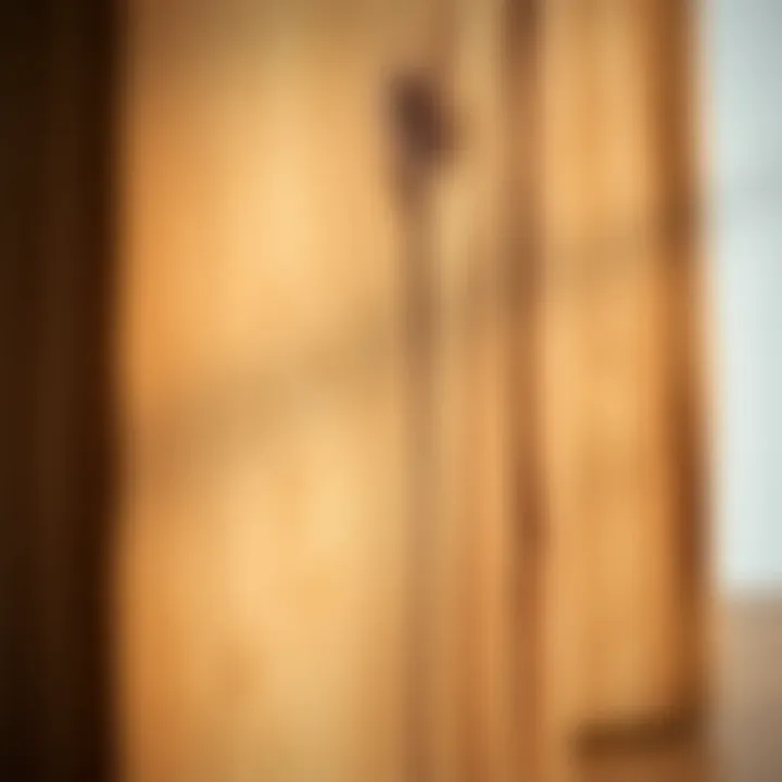 Natural Wood Texture and Grain Close-up of the grain and texture of a wooden stool