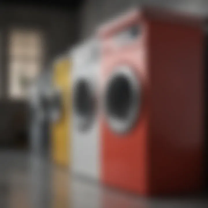 Different Materials for Laundry Bins Displayed