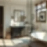 Elegant surplus bathroom vanity showcasing modern design