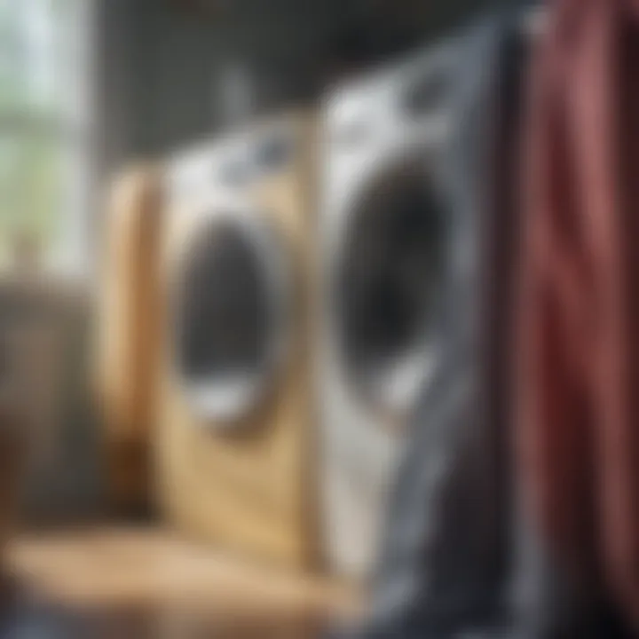 Different types of fabrics showcasing laundry options