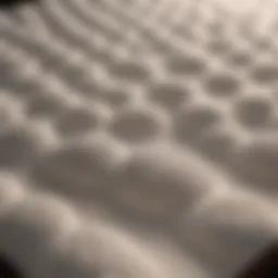 Different types of foam materials used in mattresses