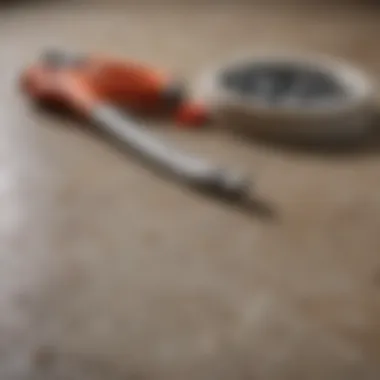 Essential Grouting Tools Tools and equipment laid out for grouting tiles effectively