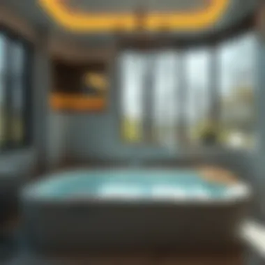 Illustration of key health benefits associated with whirlpool baths