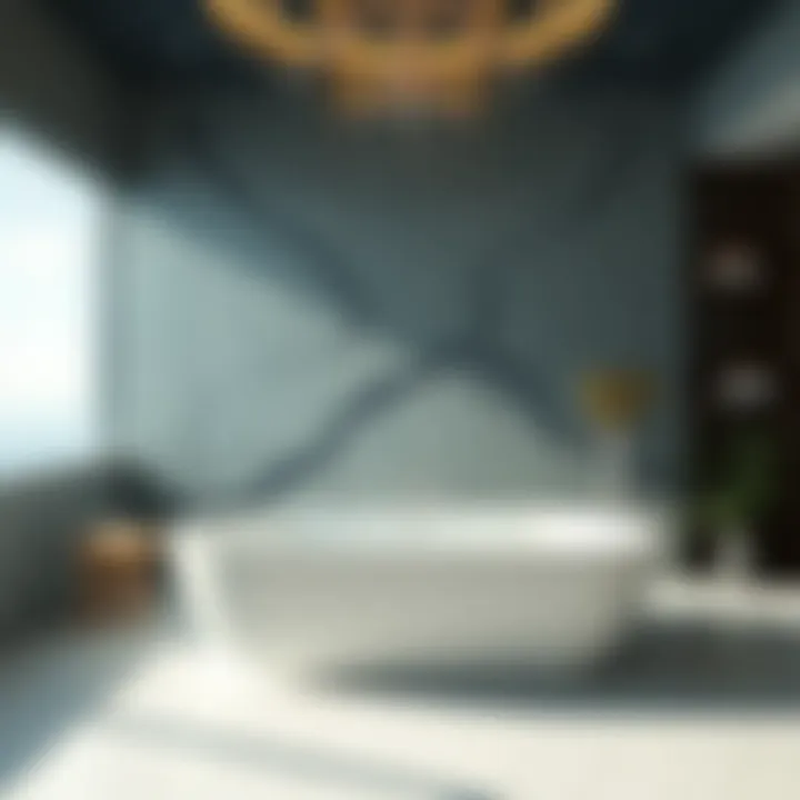 Luxurious heated whirlpool bathtub in a serene bathroom setting