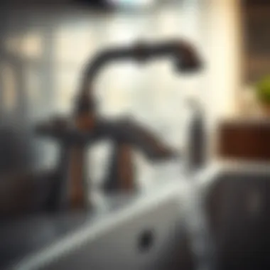 Understanding Faucet Features and Functions Close-up of faucet features