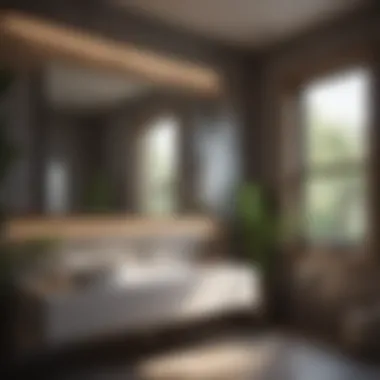 Eco-Friendly Bathroom Design Eco-friendly bathroom using sustainable materials and decor