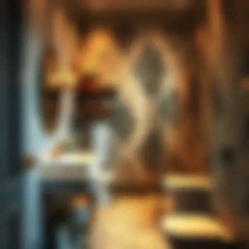 Compact Bathroom with Smart Storage Stylish compact bathroom with smart storage solutions