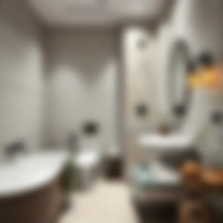 Creative tile patterns that add personality to small bathrooms