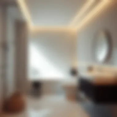 Modern minimalist bathroom design for small spaces