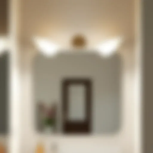 Contemporary Vanity Lighting Inspiration Sleek contemporary vanity lights above a stylish mirror