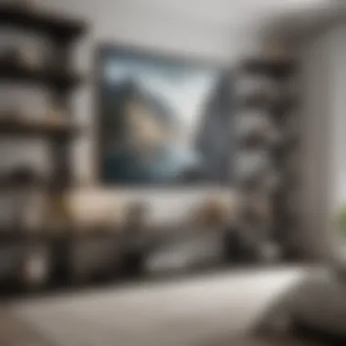 Artistic Display Solutions Creative display shelves showcasing decorative items