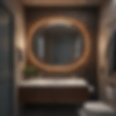 Incorporating Unique Decor in Compact Spaces Stylish compact bathroom featuring unique decor elements