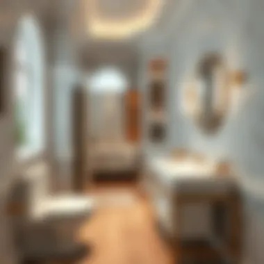 Maximizing Space with Smart Storage Luxurious small bathroom showcasing smart storage solutions