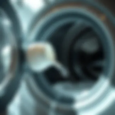 Selecting the Right Detergent Close-up of detergent being poured into a washing machine