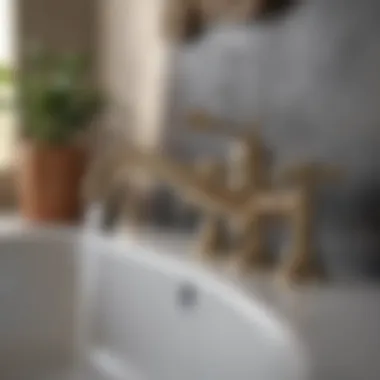 Refined Faucet Design Elevating User Experience Classic Kingston Brass faucet with intricate detailing