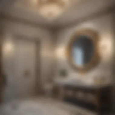 Bespoke Lighting for Opulent Spaces Bespoke lighting illuminating an opulent bathroom space