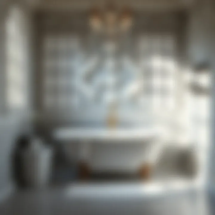 Optimal placement of a bathtub in a bathroom layout