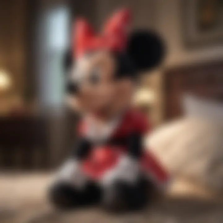 Charming Minnie Mouse plush toys that add warmth to the bedroom