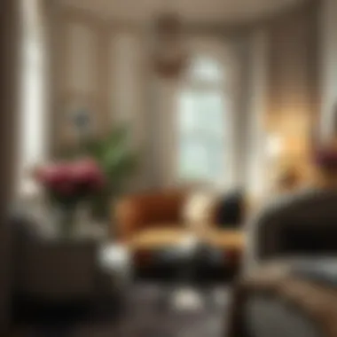 Cozy Reading Nook with Luxurious Fabrics Cozy reading nook with luxurious fabrics and artistic decor