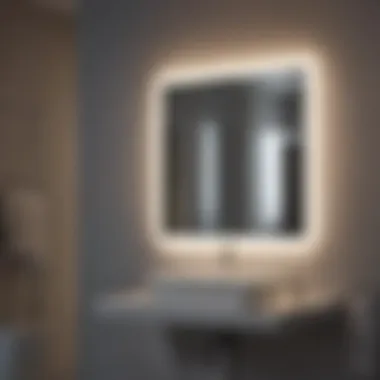 Modern LED Lighting Fixtures for Bathrooms Modern design of LED lighting fixtures for bathrooms